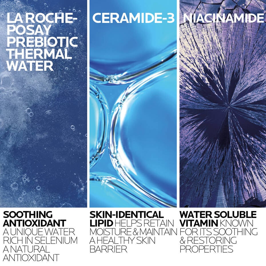 La Roche-Posay Toleriane Double Repair Face Moisturizer tube on white background, alternate angle