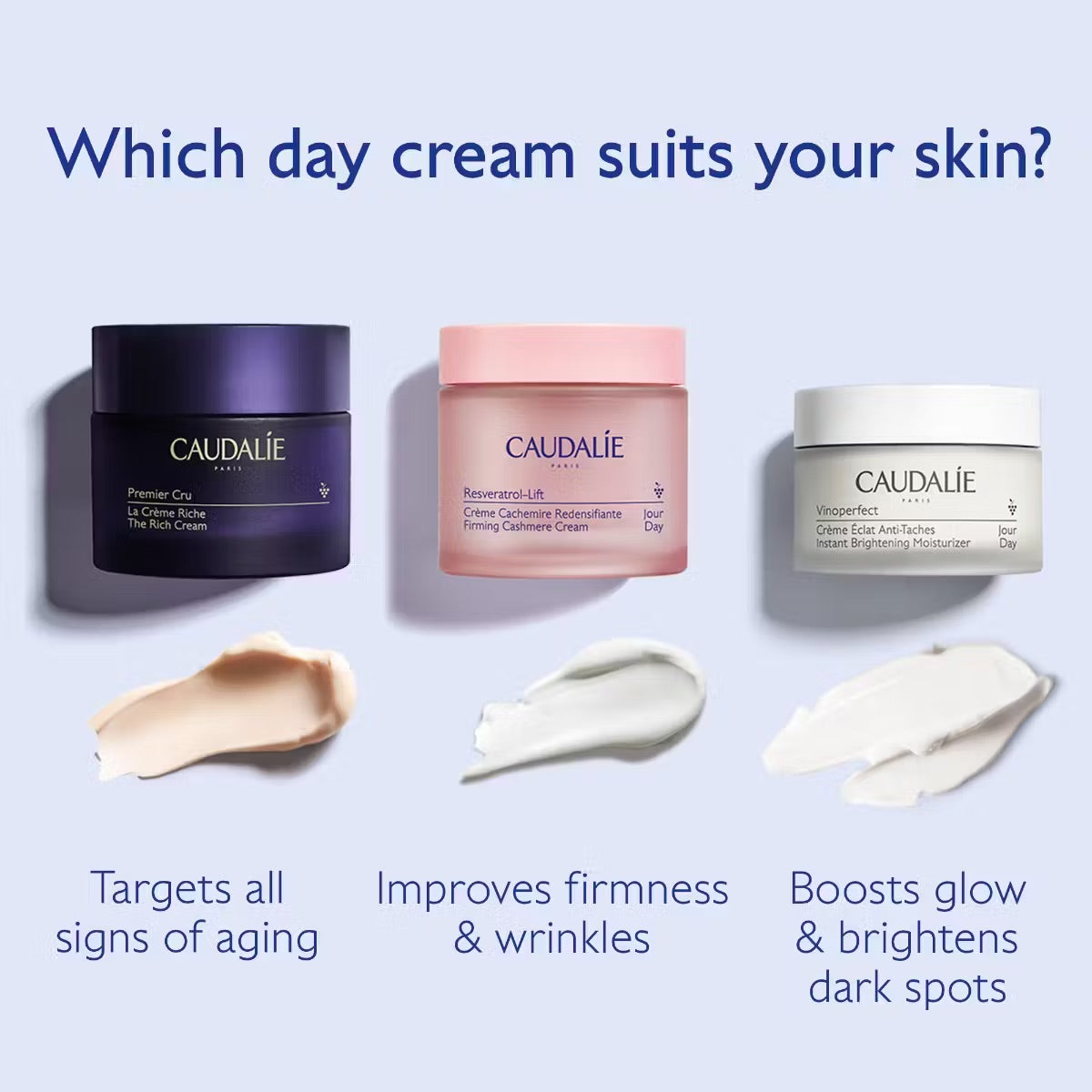 Caudalie Vinoperfect Instant Brightening Moisturizer with Niacinamide, product close-up