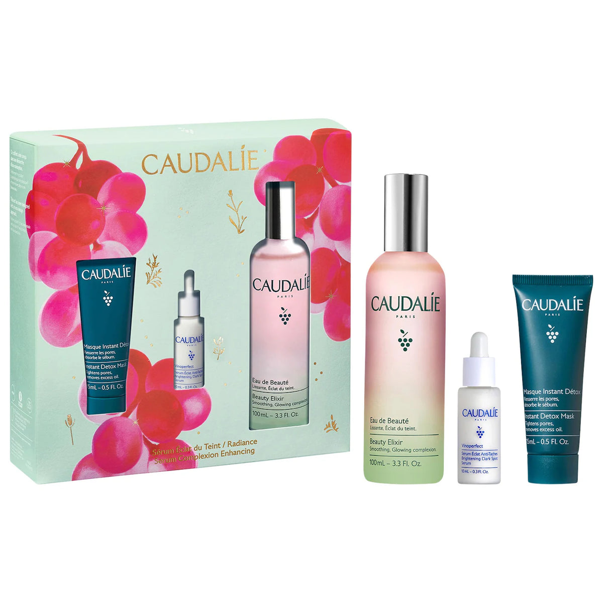 CAUDALIE Eau de Beauté 30ml 2本セット Caudalie_Trio_Bestsellers_Radi