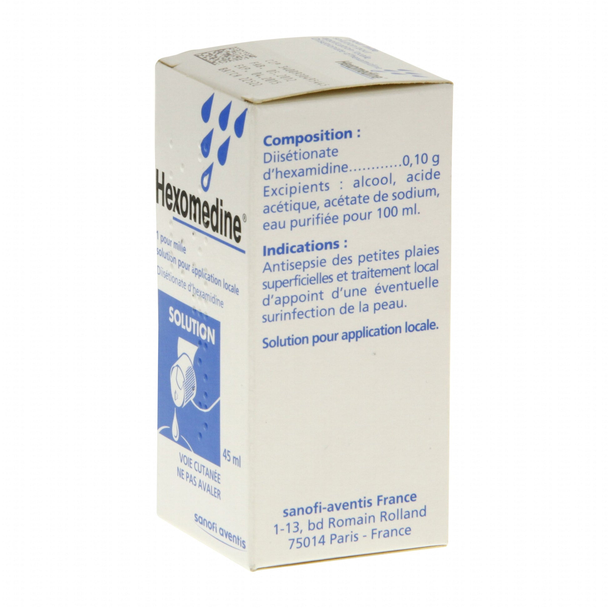 Hexomedine Antiseptic Solution 45ml, view 4