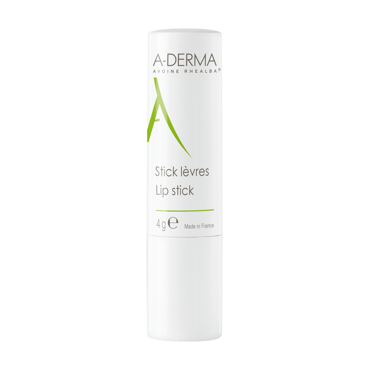 A-Derma Les Indispensables Lip Balm Stick 4g, front of the stick
