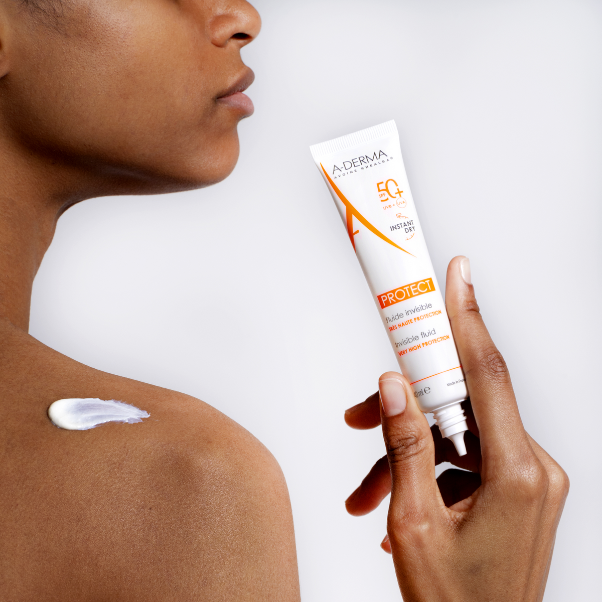 A-Derma Protect, applied to the body