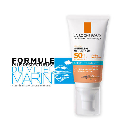La Roche-Posay Anthelios UVMUNE 400 SPF 50+ Tinted Face Sunscreen 50ml, product close-up