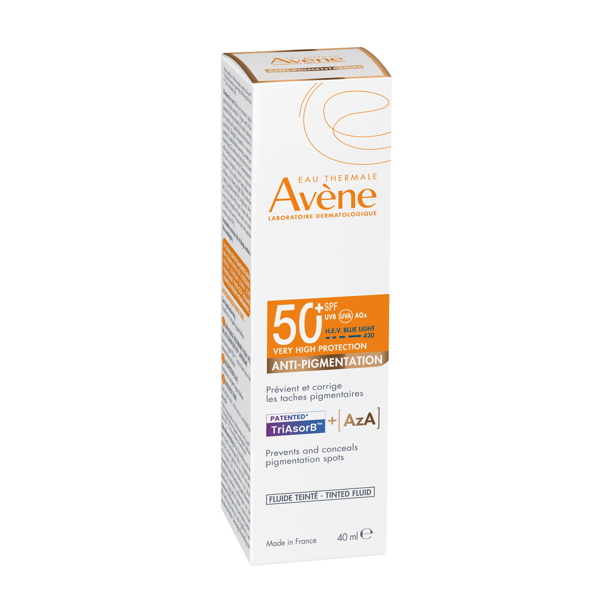 Avène Anti-Pigmentation 40ml, front of the box