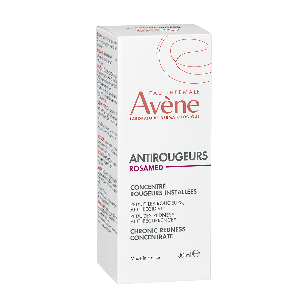 Avène Antirougeurs Rosamed 30ml, front of the box