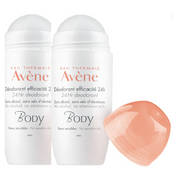 Avène Body 24H Alcohol-Free Deodorant twin pack 2x50ml for sensitive skin, view 1