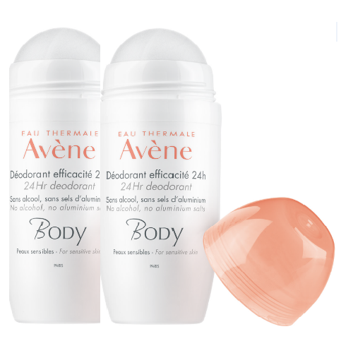 Avène Body 24H Alcohol-Free Deodorant twin pack 2x50ml for sensitive skin, view 1