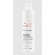Avène Cicalfate+ Purifying Cleansing Gel 200ml blue gel bottle for sensitive and irritated skin, view 1