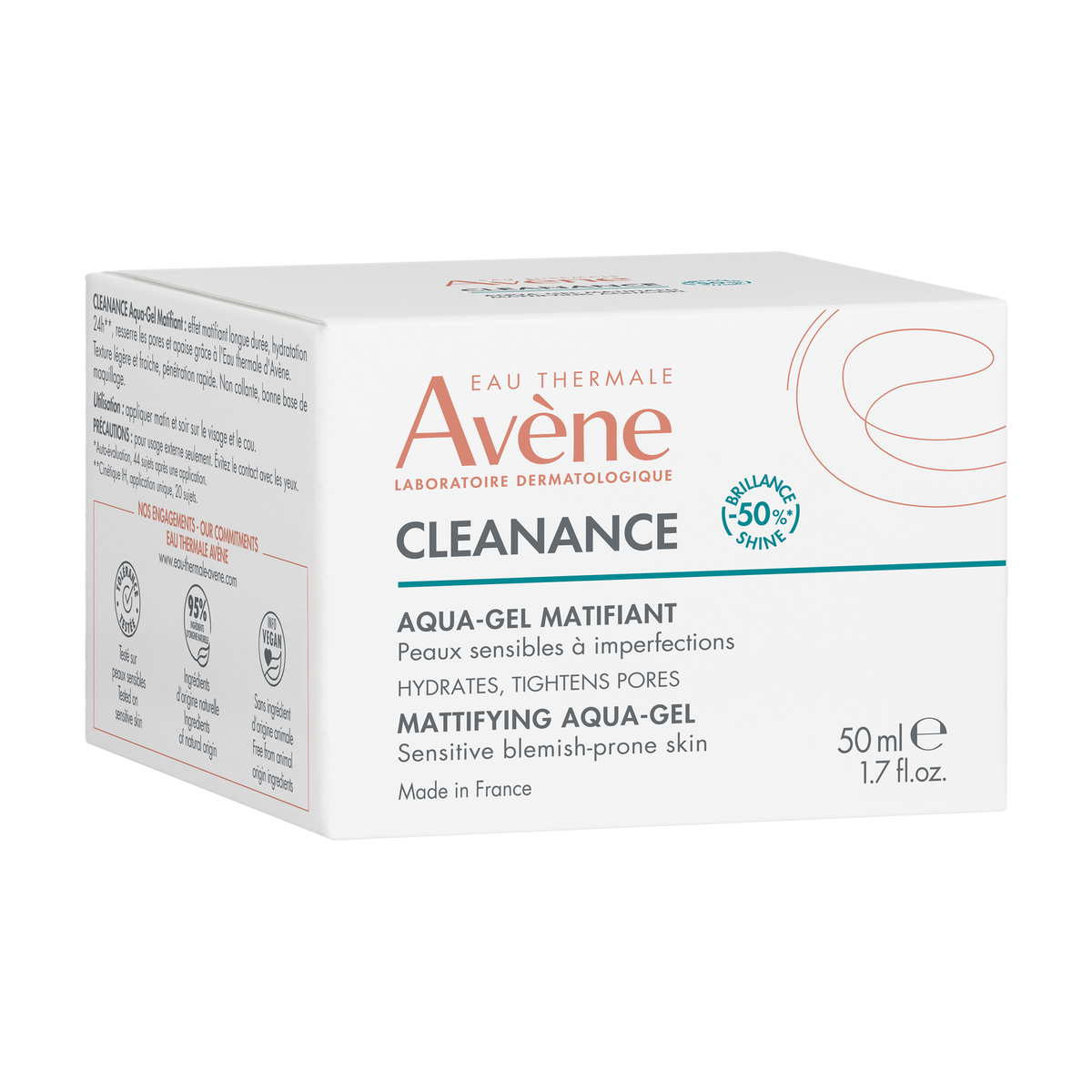 Avène Cleanance 50ml, front of the box