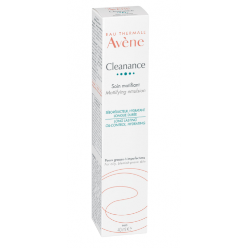 Avène Cleanance Daily Mattifying Care moisturizer for oily skin, alternate angle