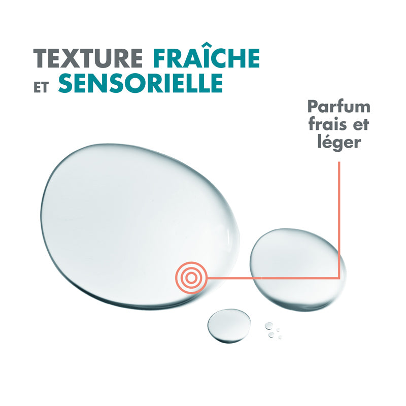 Avène Cleanance, micellar water drops with captions in French