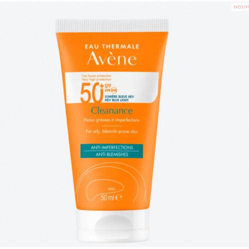 Avène Cleanance Sun Care SPF 50+ 50ml for acne-prone skin, alternate angle