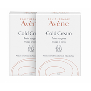 Avène Cold Cream Surgras Cleansing Bar Duo 2x100g for dry sensitive skin, view 1