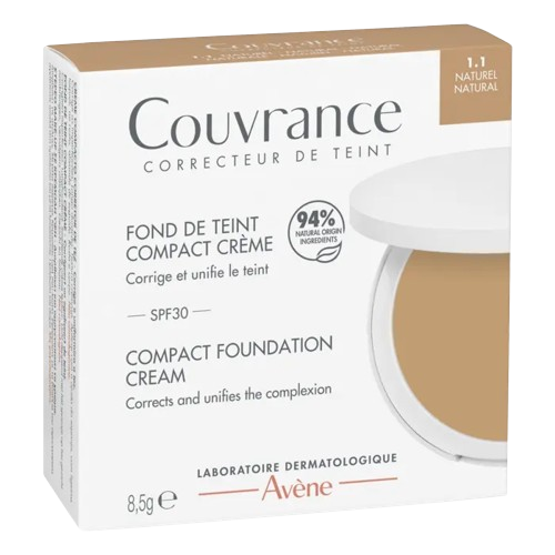 Avène Couvrance, box in shade 1.1 Natural, close-up
