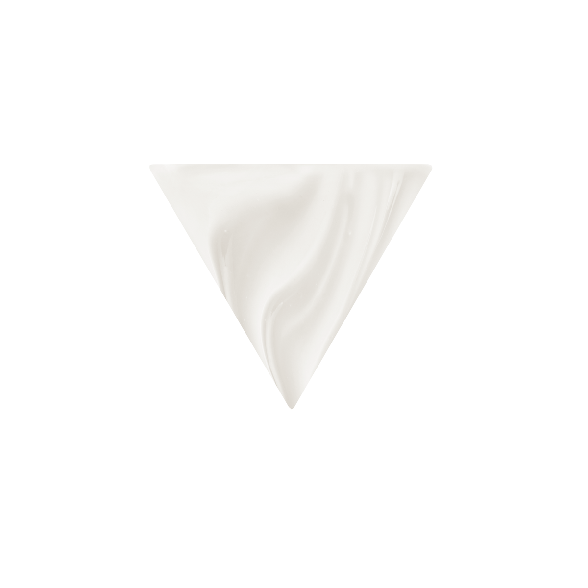 Avène DermAbsolu, triangle-shaped serum texture swatch
