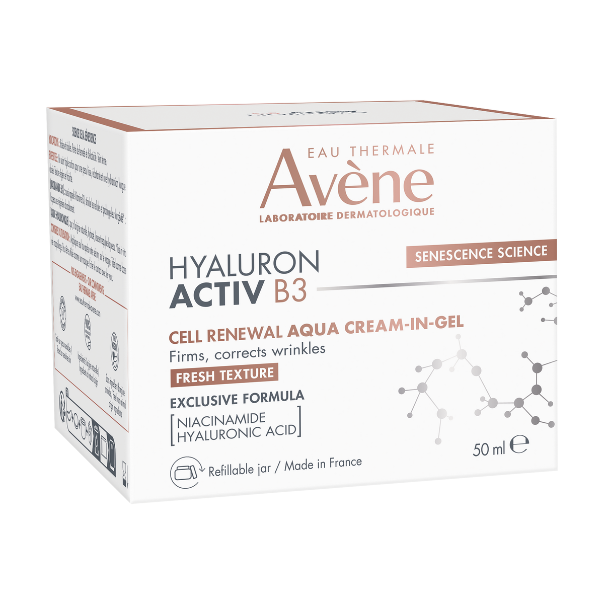 Avène Hyaluron Activ B3 50ml, front of the box