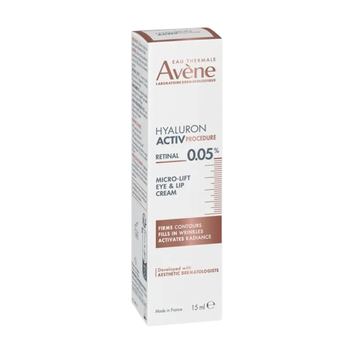 Avène Hyaluron Activ Micro-Lift Eye and Lip Cream 15ml with precision applicator, view 1