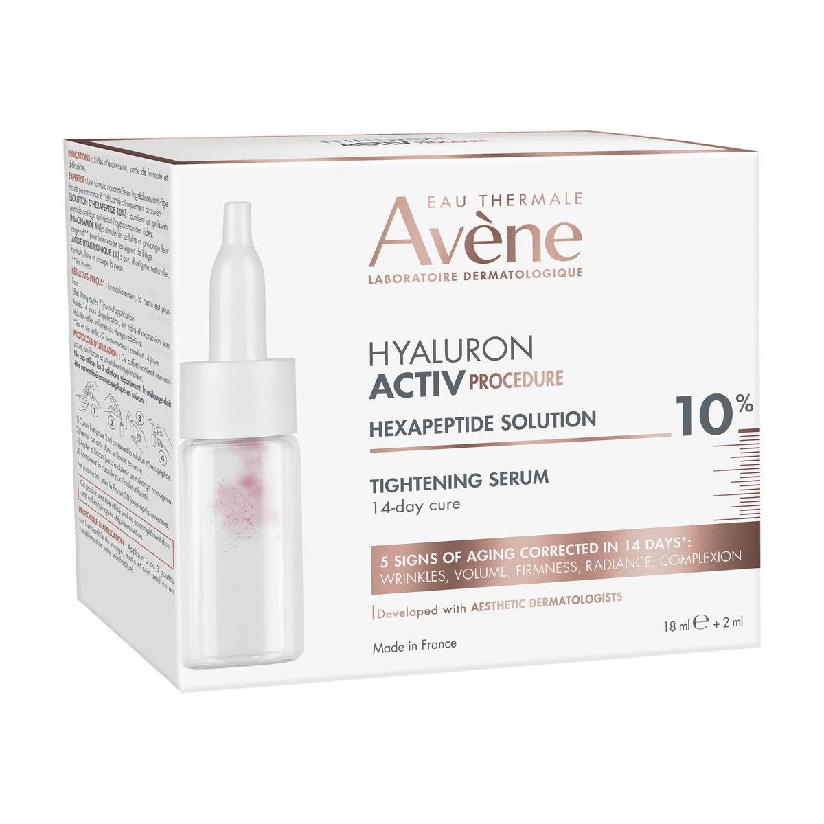 Avène Hyaluron Activ, front of the box