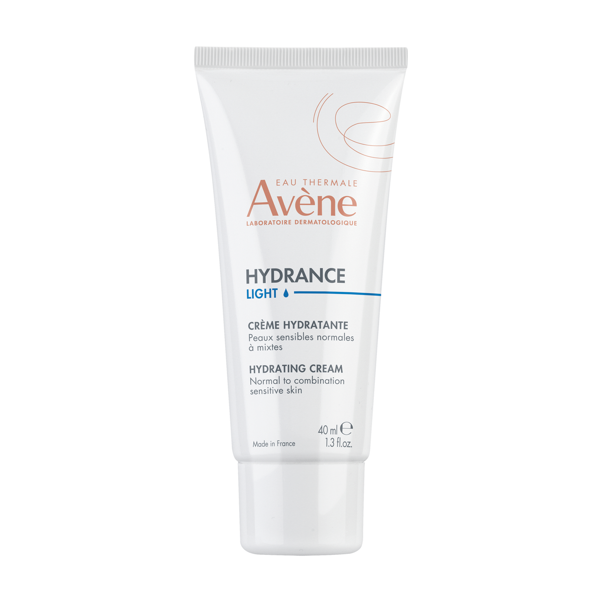 Avène Hydrance 40ml, front of the tube