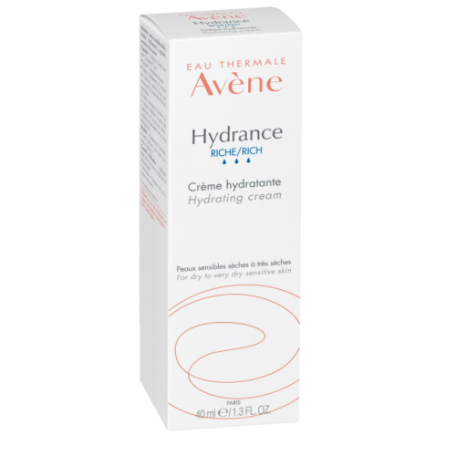 Avène Hydrance Riche Moisturizing Cream for dry to very dry sensitive skin, alternate angle