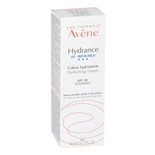 Avène Hydrance UV Riche Moisturizing Cream SPF 30 40ml, alternate angle
