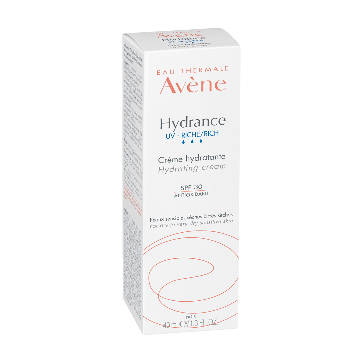 Avène Hydrance 40ml, front of the box
