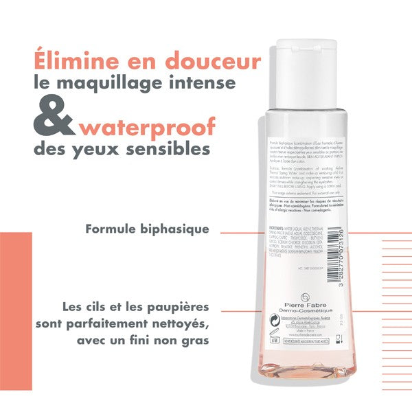 Avène Les Essentiels, back of the bottle with product benefits in French