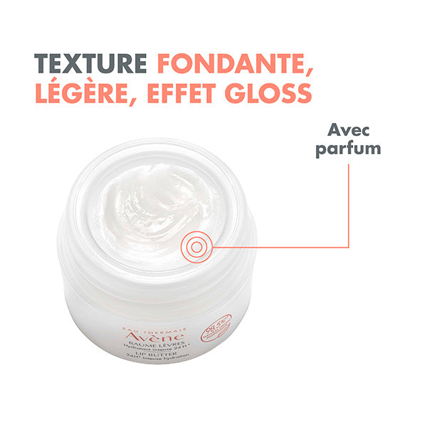 Avène Lip Balm, open jar showing the balm