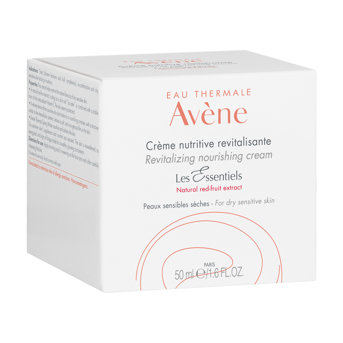 Avène Les Essentiels 50ml, front of the box