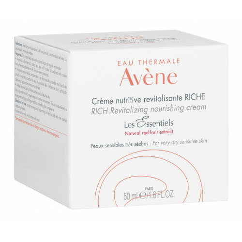 Avène Les Essentiels Rich Revitalizing Nourishing Cream 50ml, alternate angle