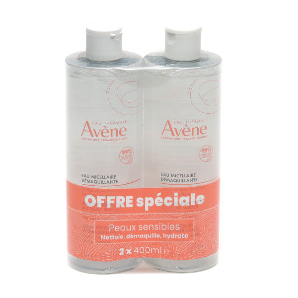 Avène Eau Thermale Micellar Water Set - 2x400ml