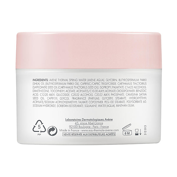 Avène Body, back of the jar
