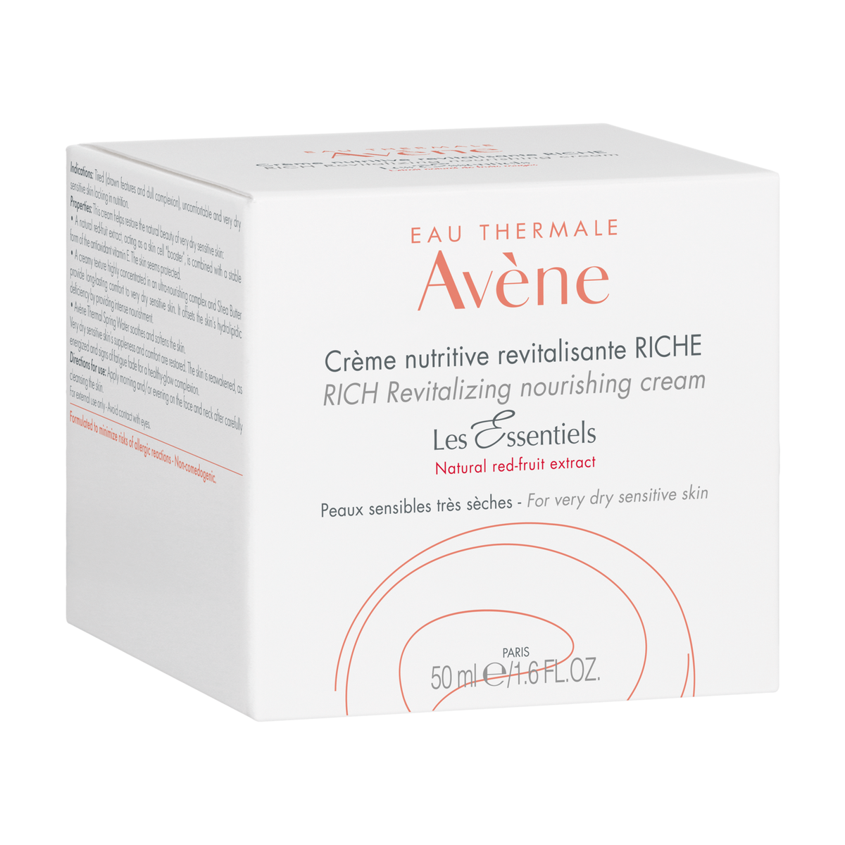 Avène Les Essentiels 50ml, front of the box