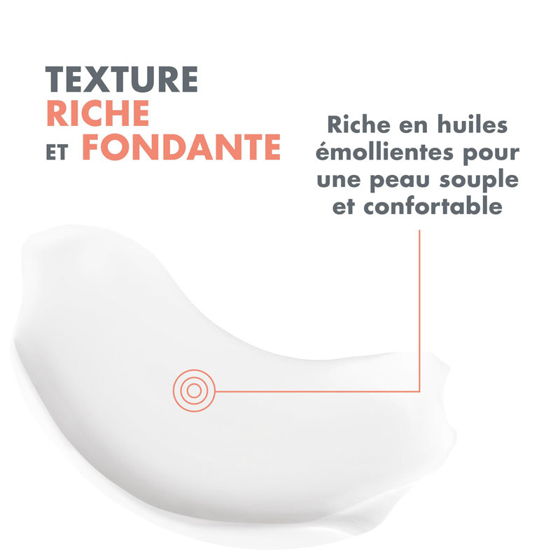 Avène Les Essentiels, cream texture swatch