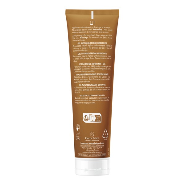 Avène Solaire, back of the tube