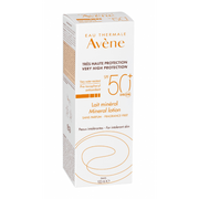 Avène Solaire Mineral Milk SPF 50+ 100ml bottle for sensitive skin, view 1