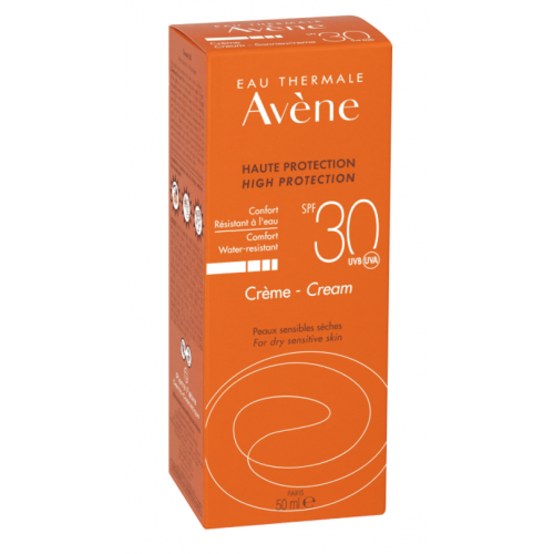 Avène Solaire Sensitive Skin Cream SPF 30 50ml tube, alternate angle