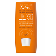 Avène Solaire Sensitive Areas Sun Stick SPF 50+ 8g for nose, ears, and scars, view 1