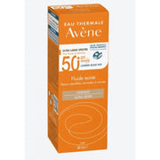 Avène Solaire Tinted Fluid SPF 50+ 50ml airless pump bottle, view 1