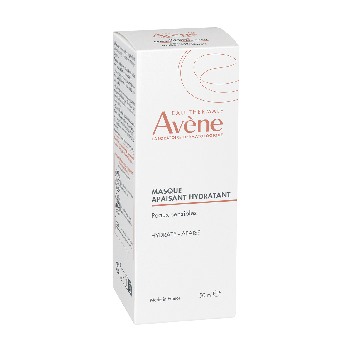 Avène Soothing Moisturizing Mask 50ml, front of the box
