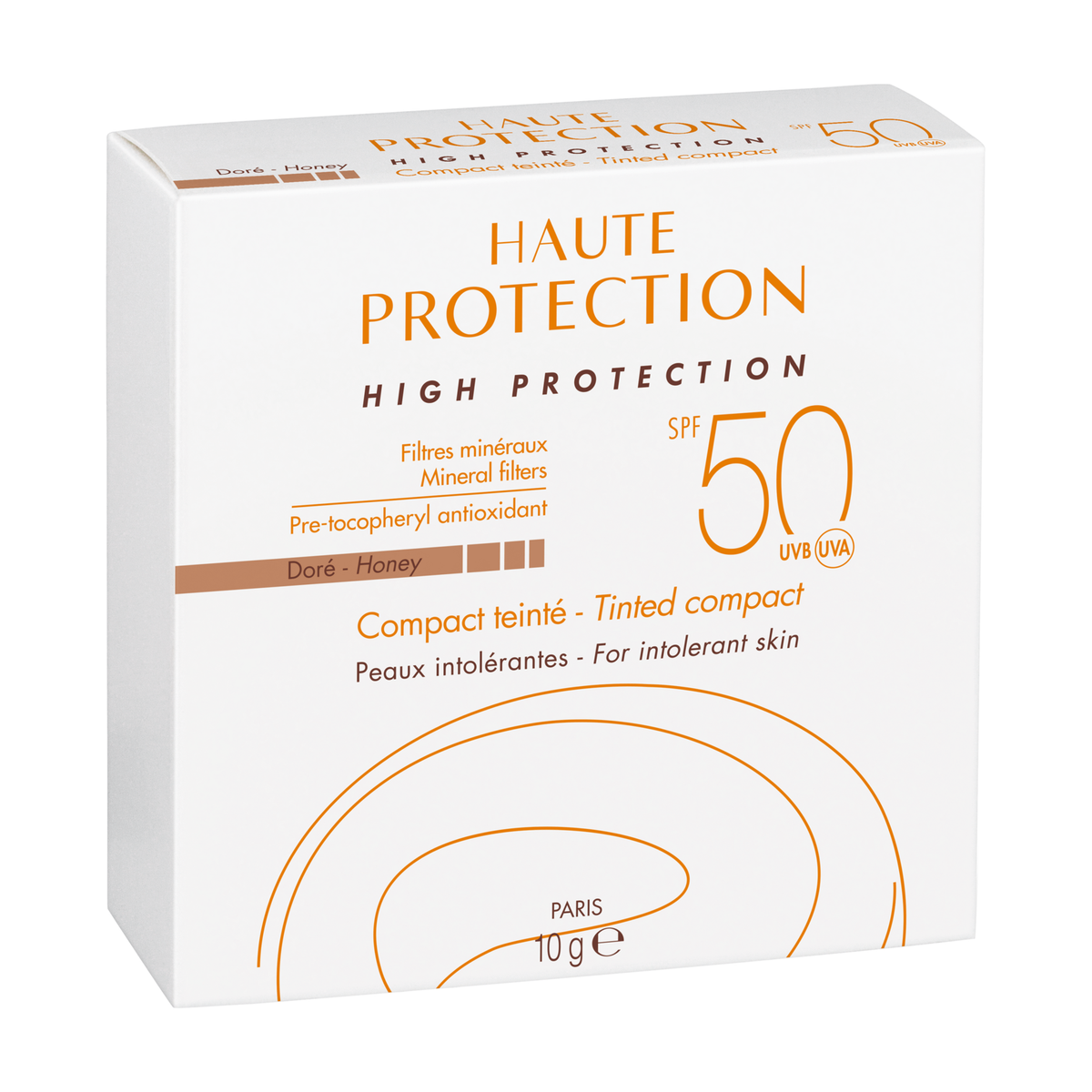 Avène Solaire 10g, front of the box
