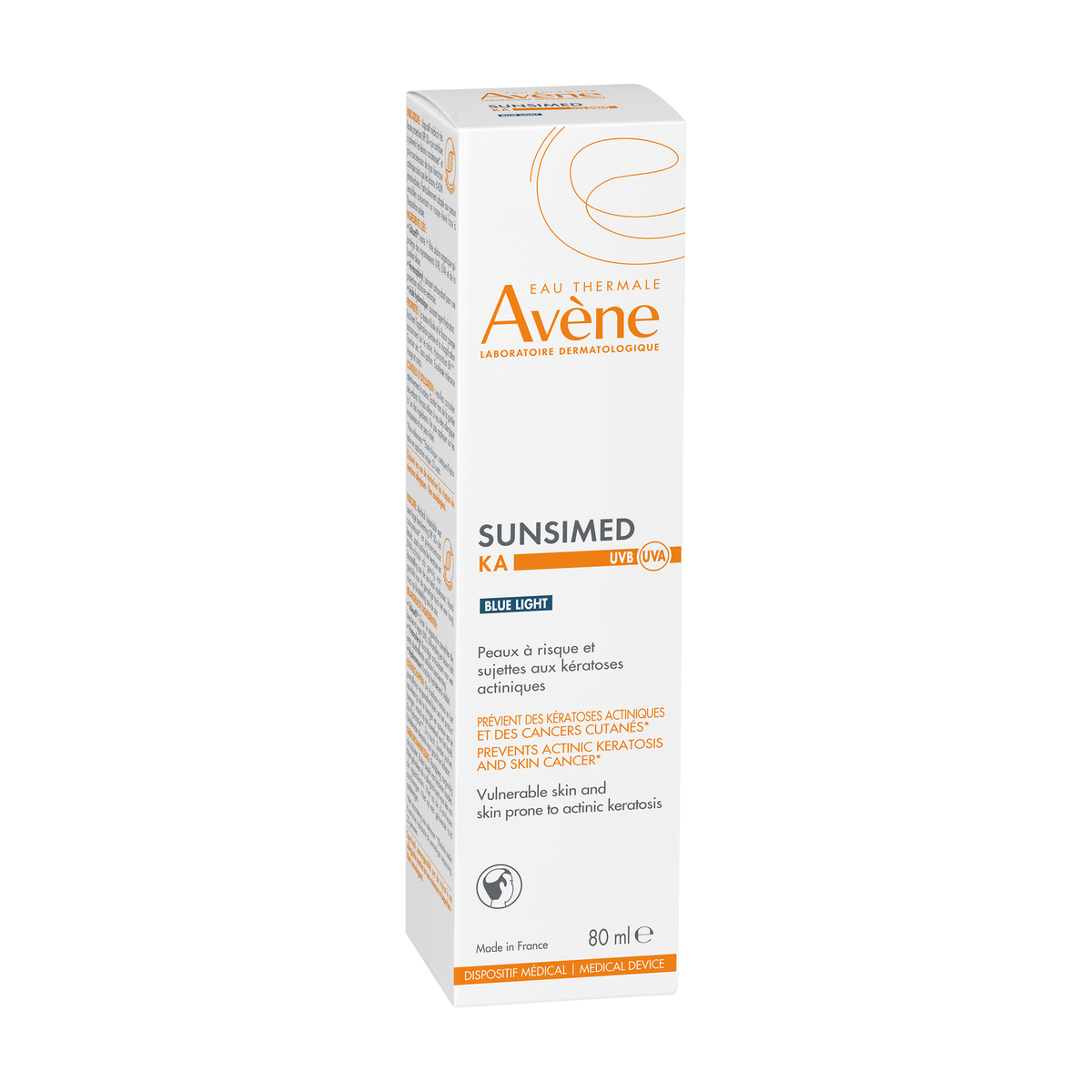 Avène SunsiMed 80ml, front of the box