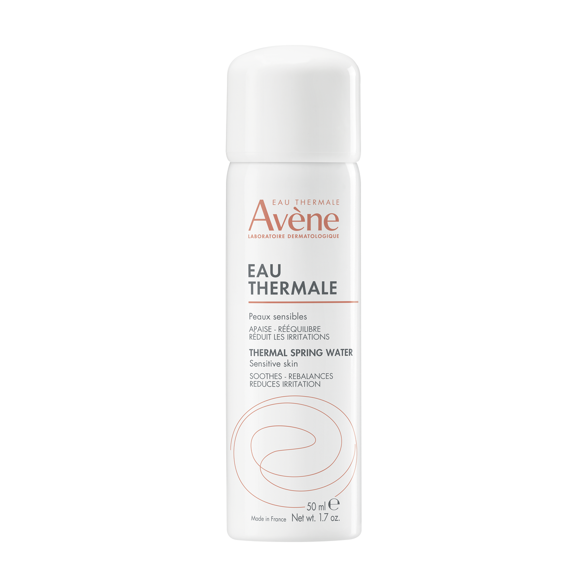 Avène Thermal Spring Water Spray 50ml, front of the spray can