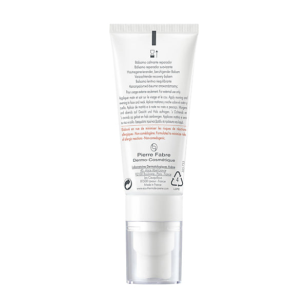 Avène Tolerance Control, back of the tube
