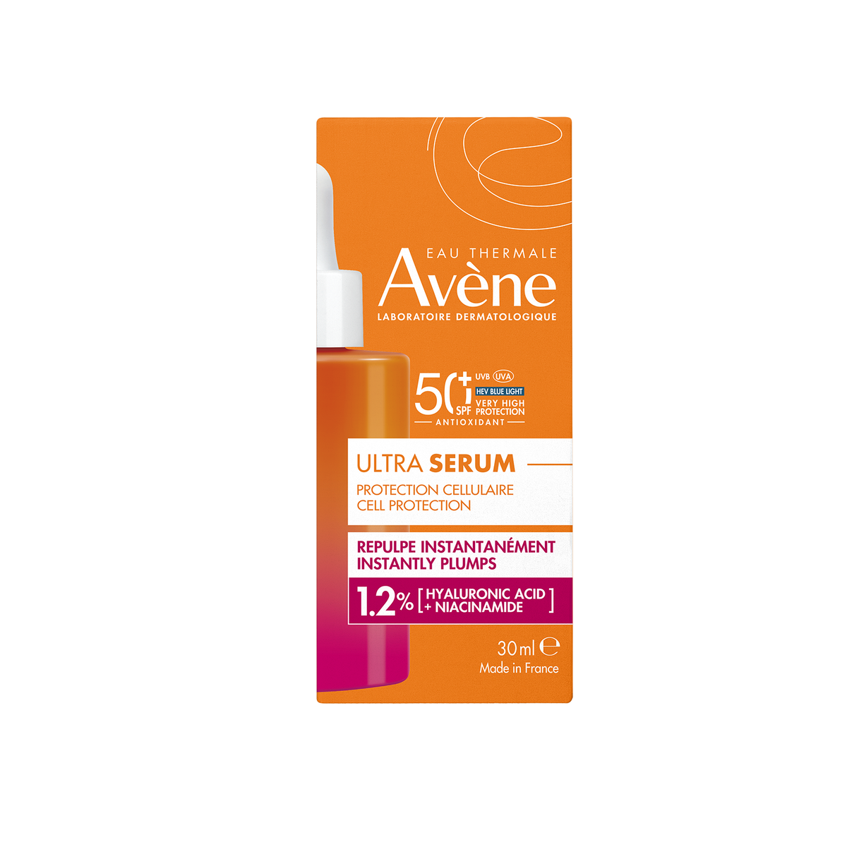 Avène Ultra Serum 30ml, front of the box