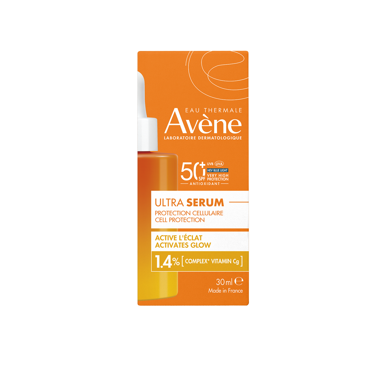Avène Ultra Serum 30ml, front of the box
