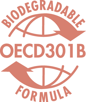 Avène XeraCalm AD, biodegradable formula OECD 301B logo