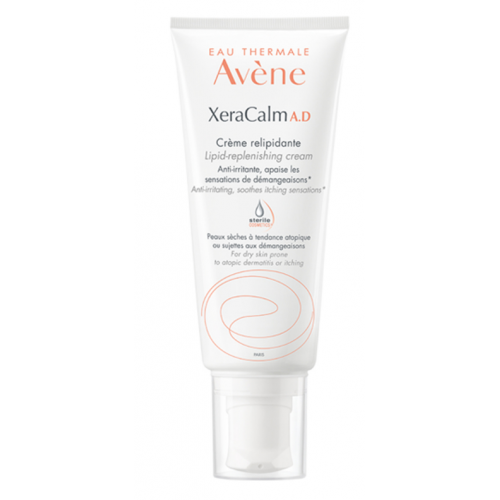 Avène XeraCalm A.D Relipidating Body Cream tube for very dry atopic-prone skin, view 1