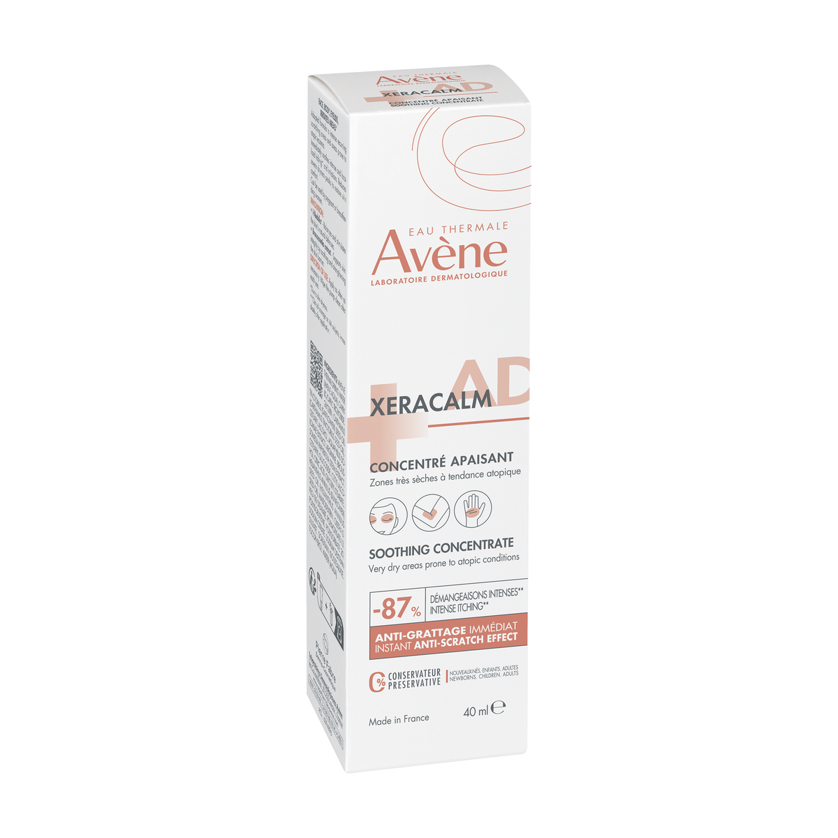 Avène XeraCalm A.D 40ml, front of the box