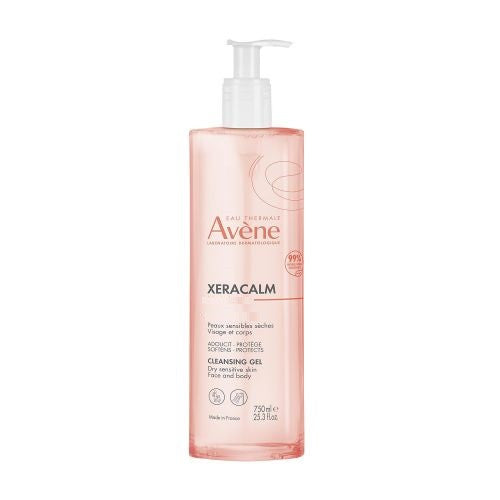 Avène XeraCalm Nutrition Cleansing Oil 100ml bottle for sensitive dry skin, view 1
